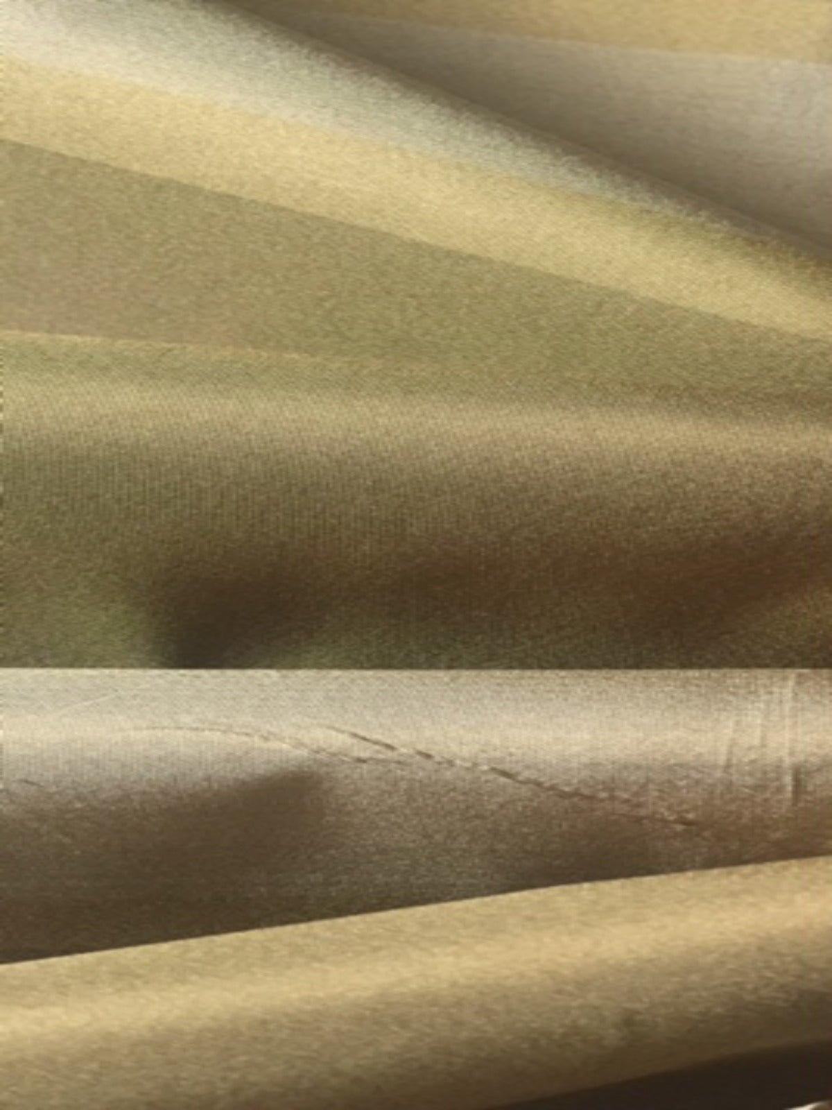 Gold Broad stripe Silk Taffeta - Deadstock fabric on AmoThreads