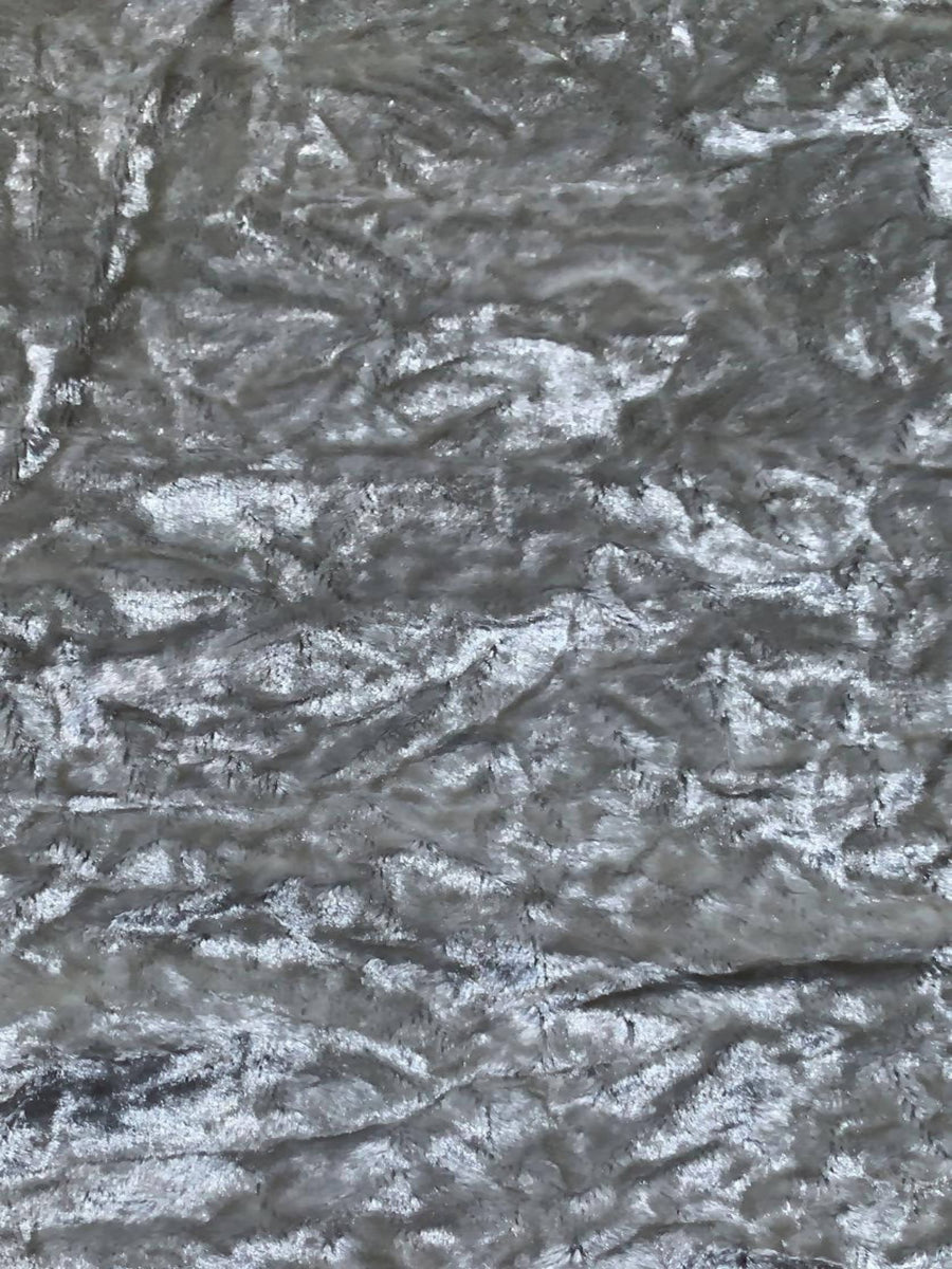 Ivory crushed Velvet