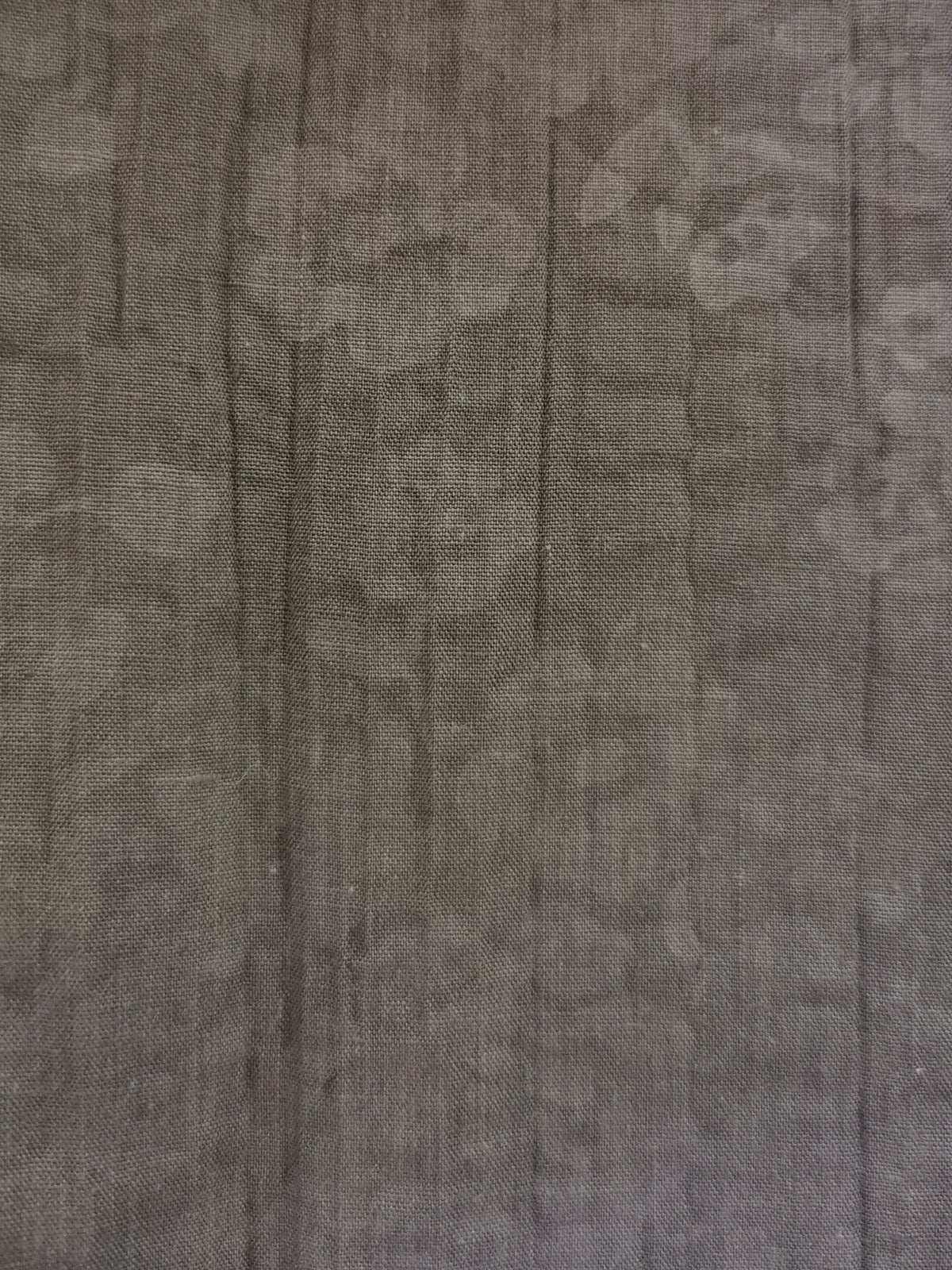 Grey Crinkle With Shadow Flower Print