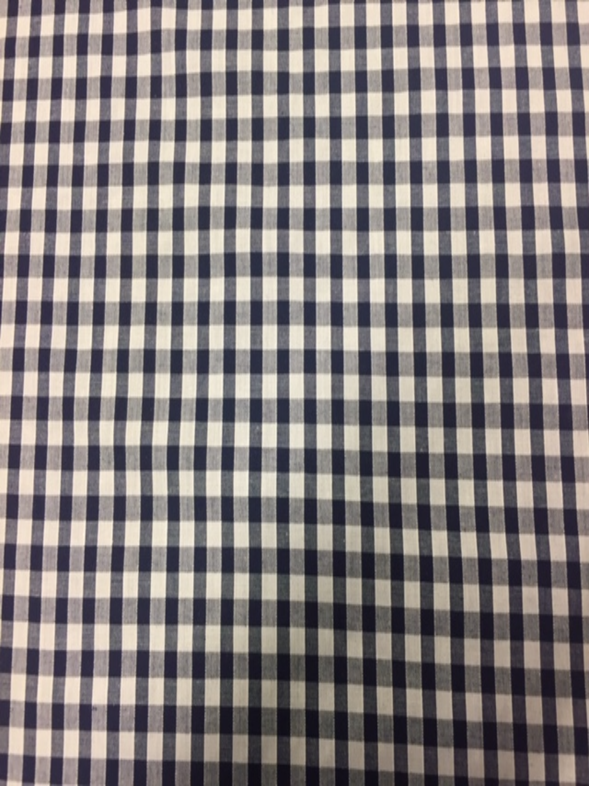 Navy 1/4" Gingham check - Deadstock fabric on AmoThreads
