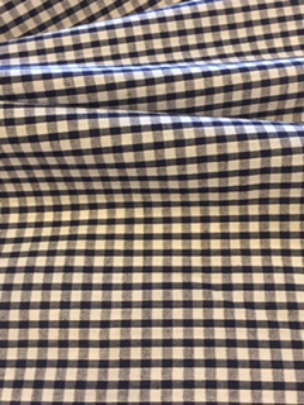 Navy 1/8" Gingham Check