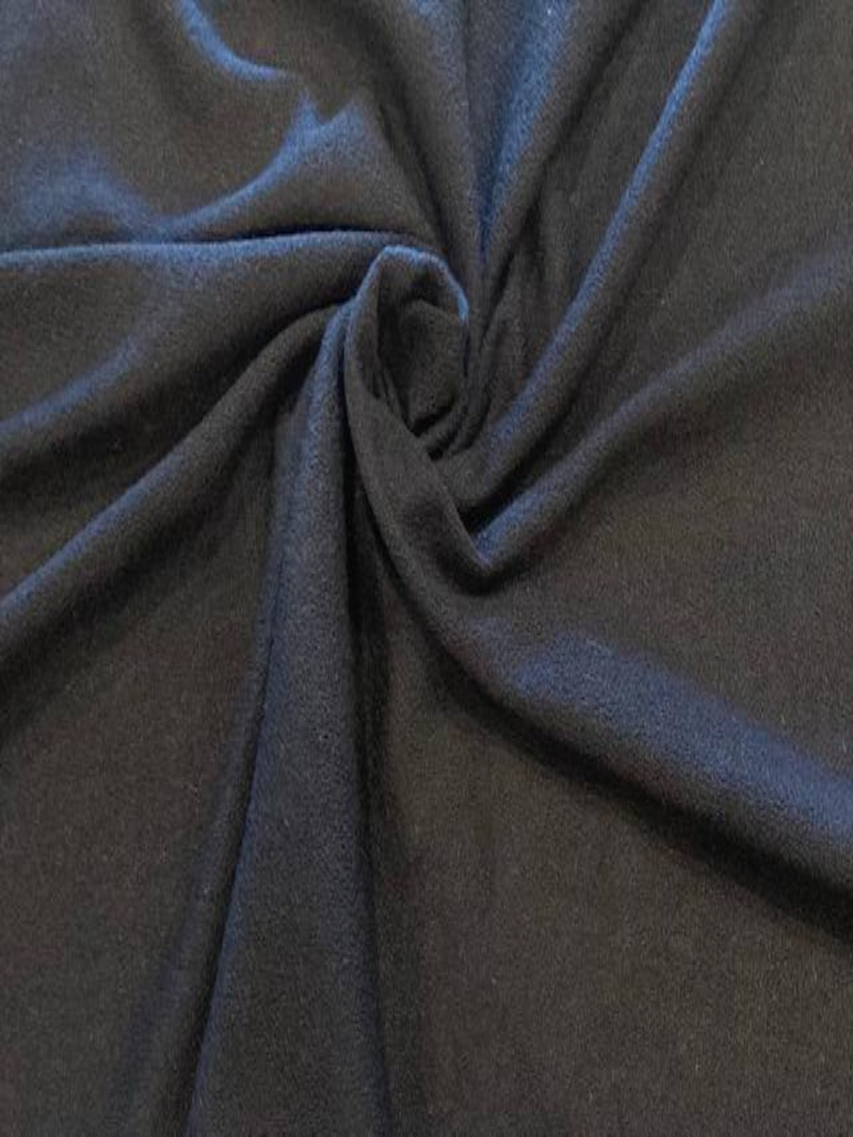 Black Knitted Crepe Light Dress Weight