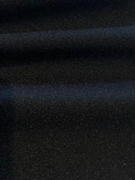 Black Twill with Mechanical Stretch RECYCLED Polyester