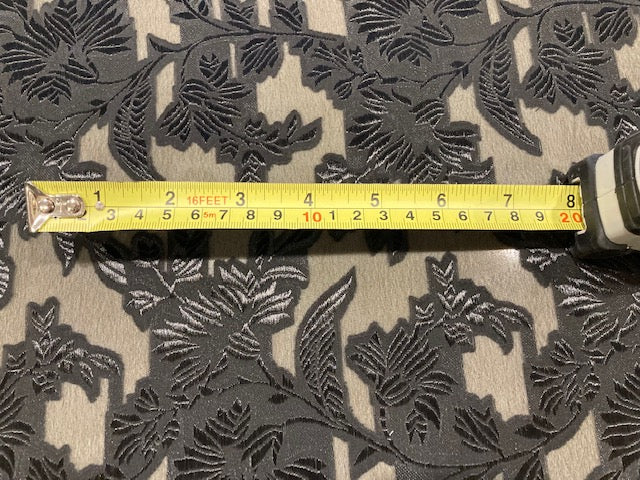 Black Trailing Flower Burn Out