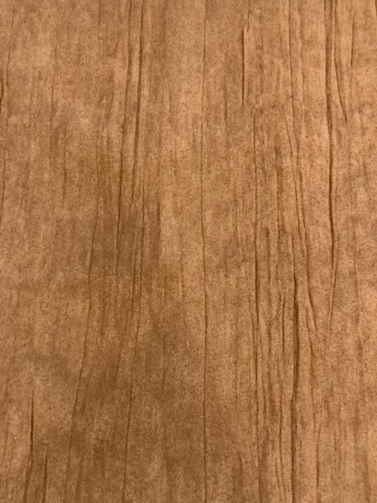 One Sided Suede Crinkle, Rust one side - Brown the other