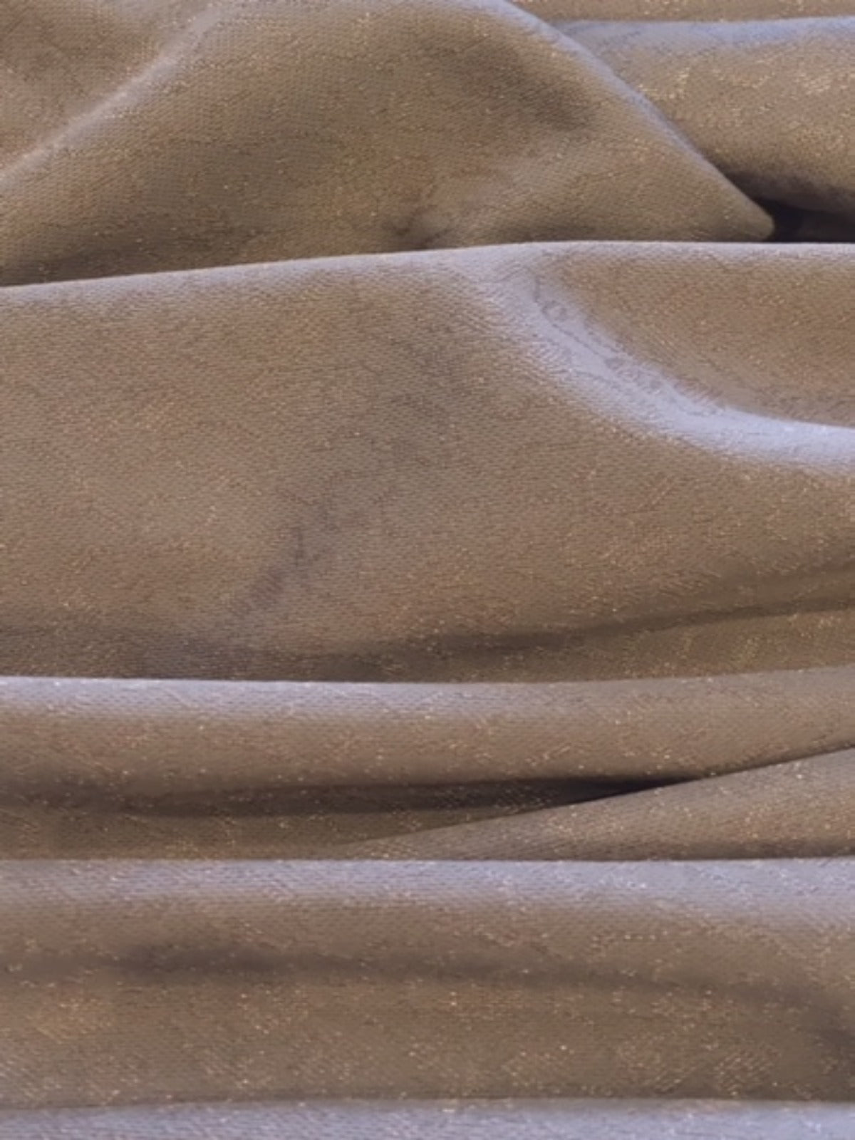 Mink Ribbon & Bow Knitted Jacquard - Deadstock fabric on AmoThreads