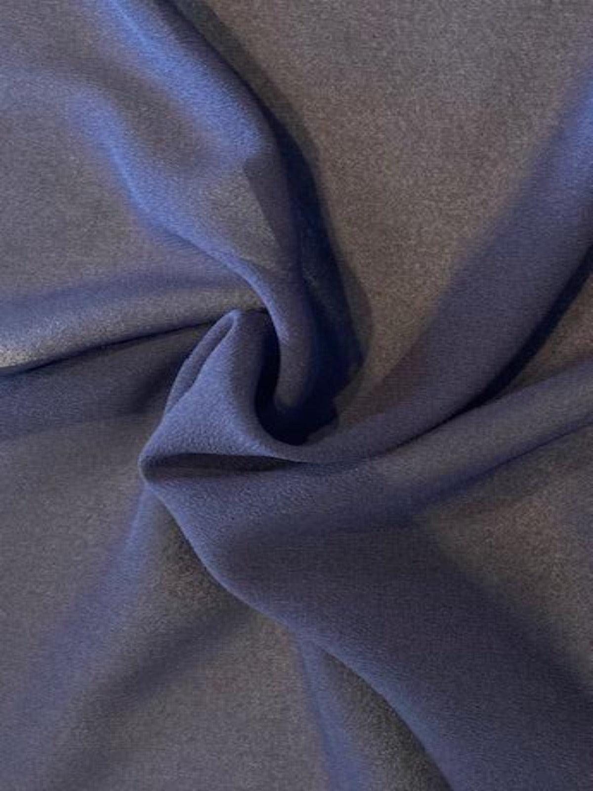 Navy Georgette with One Way Stretch