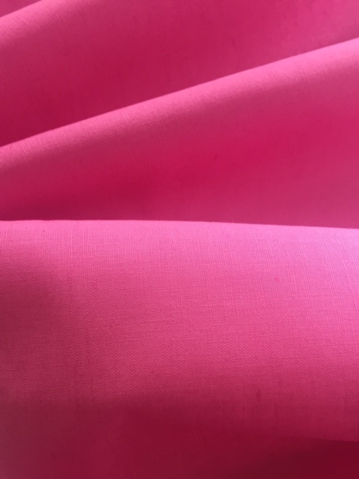 Cerise Pink Linen/Cotton