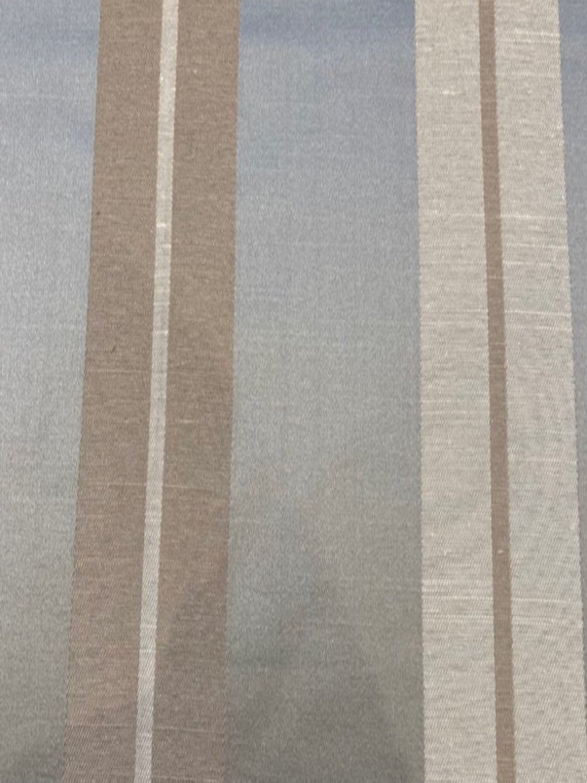 Pastel Blue Satin Stripe Furnishing Fabric