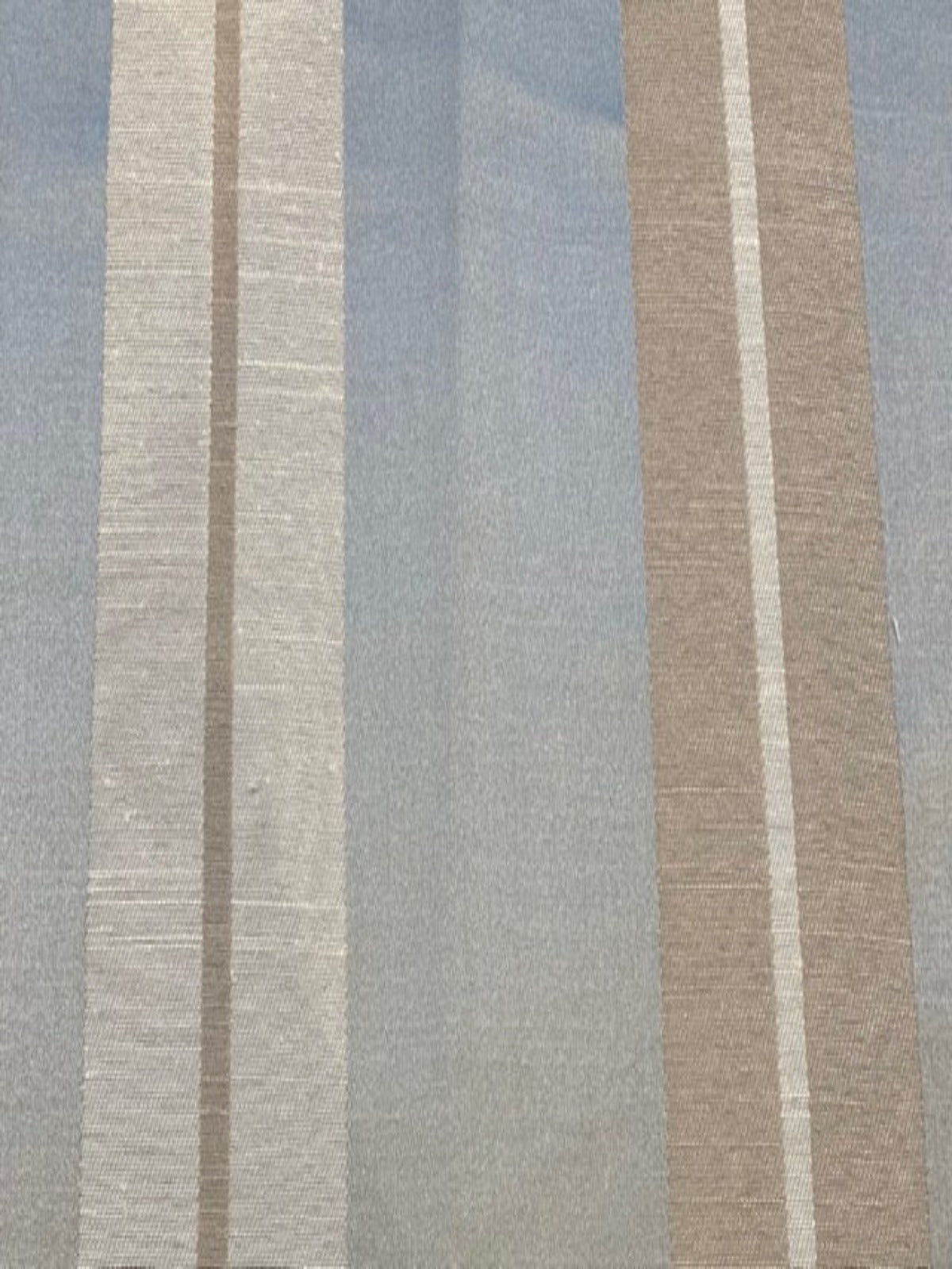 Pastel Blue Satin Stripe Furnishing Fabric