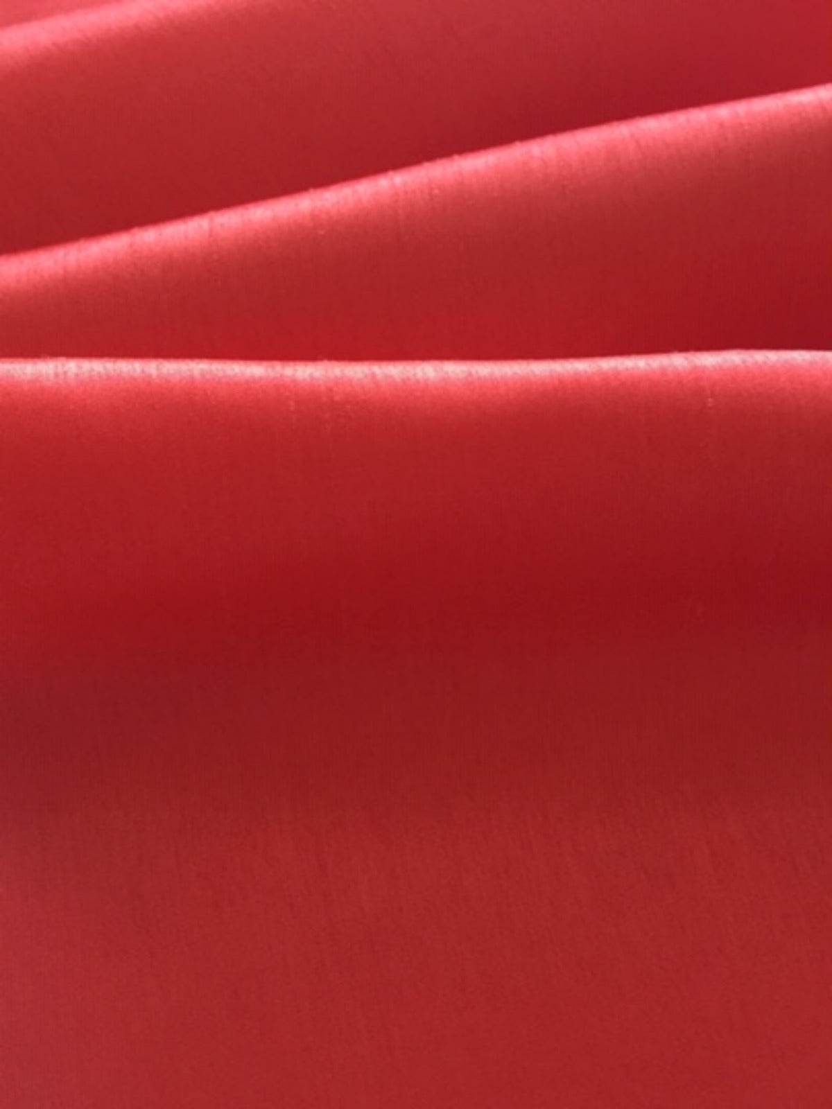 Vermillion Red Satin Backed Dupion