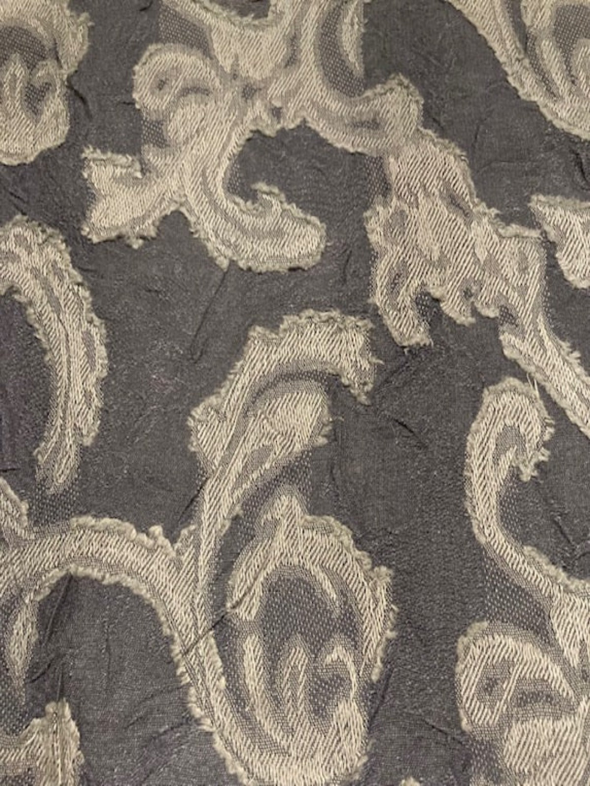 Grey / Black Woven Jacquard