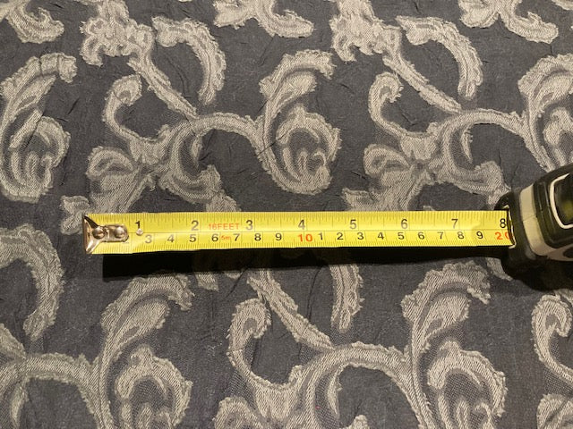 Grey / Black Woven Jacquard