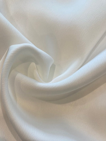 Ivory Georgette 100% Recycled Polyester