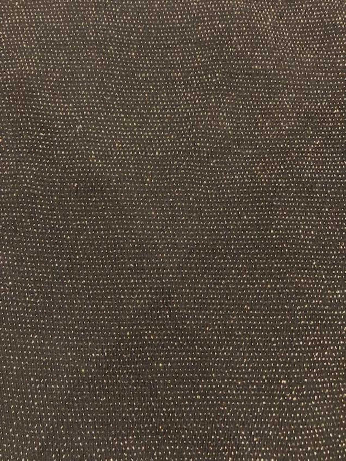 Gold Glitter on Black Stretch
