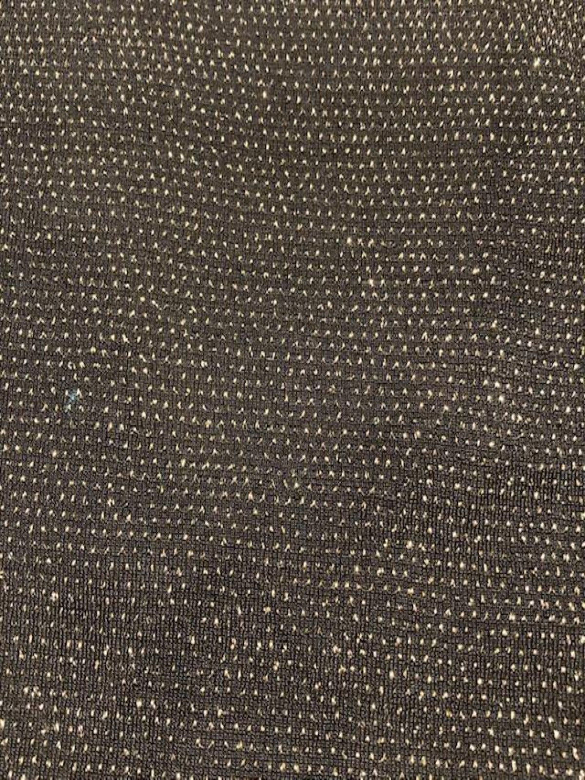 Gold Glitter on Black Stretch