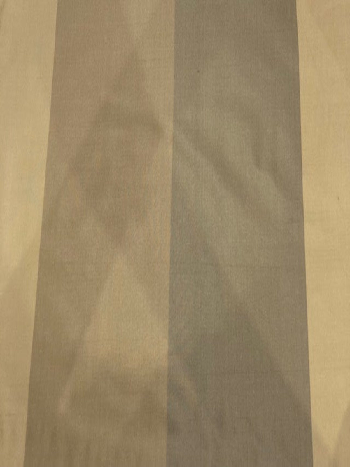 Tones of Gold Irridescent Stripe Silk Dupion