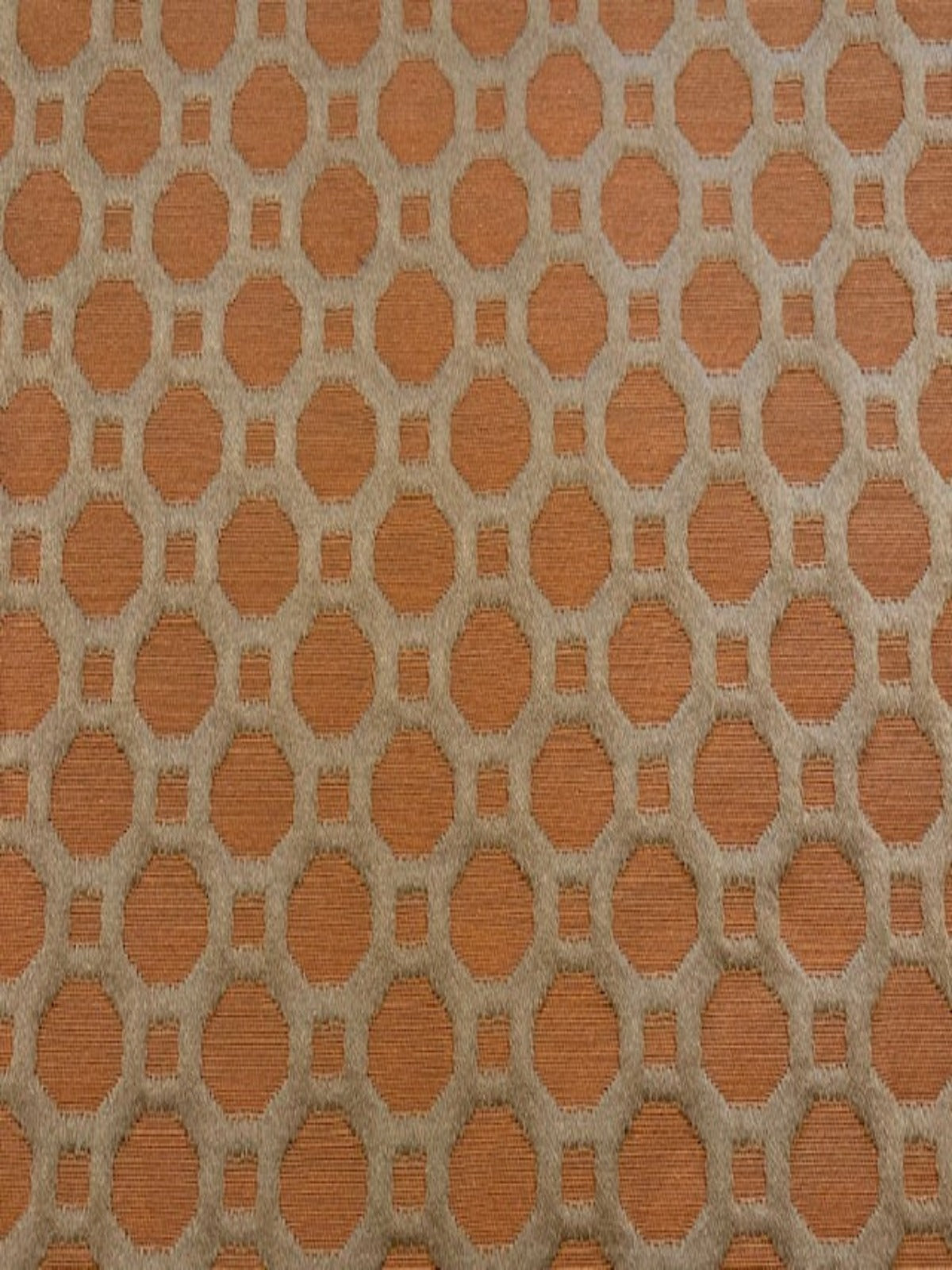 Burnt Orange Honeycomb Furnishing
