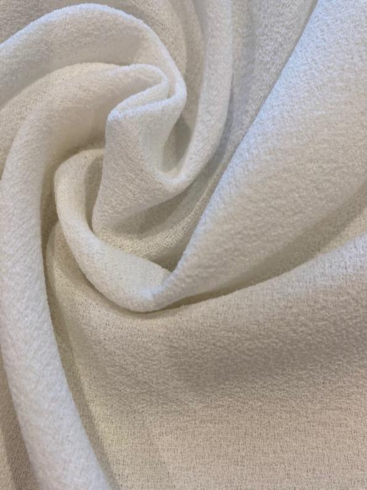 Ivory Moss Crepe