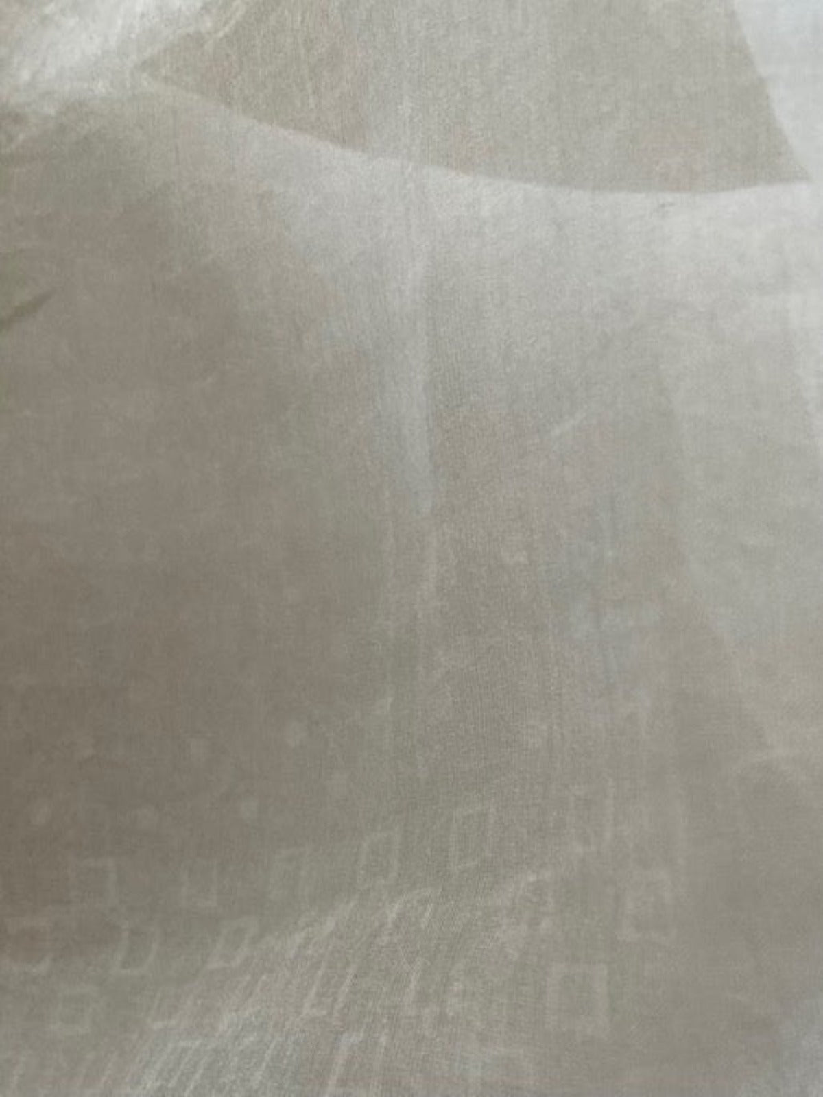 Ivory on Ivory Mini Square Print on Silk Dupion