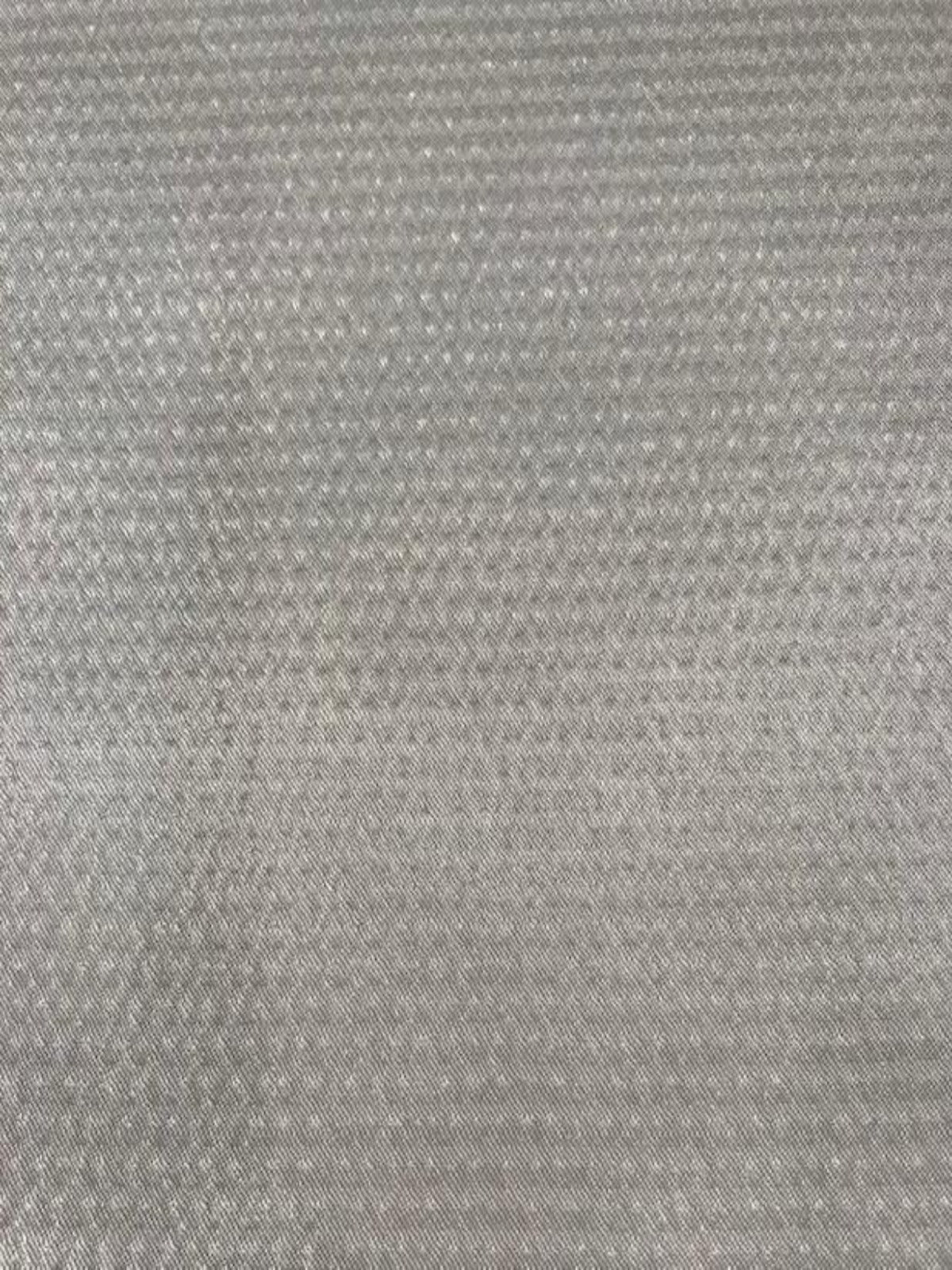 Ivory Woven Textured Stripe with Shiny Reverse