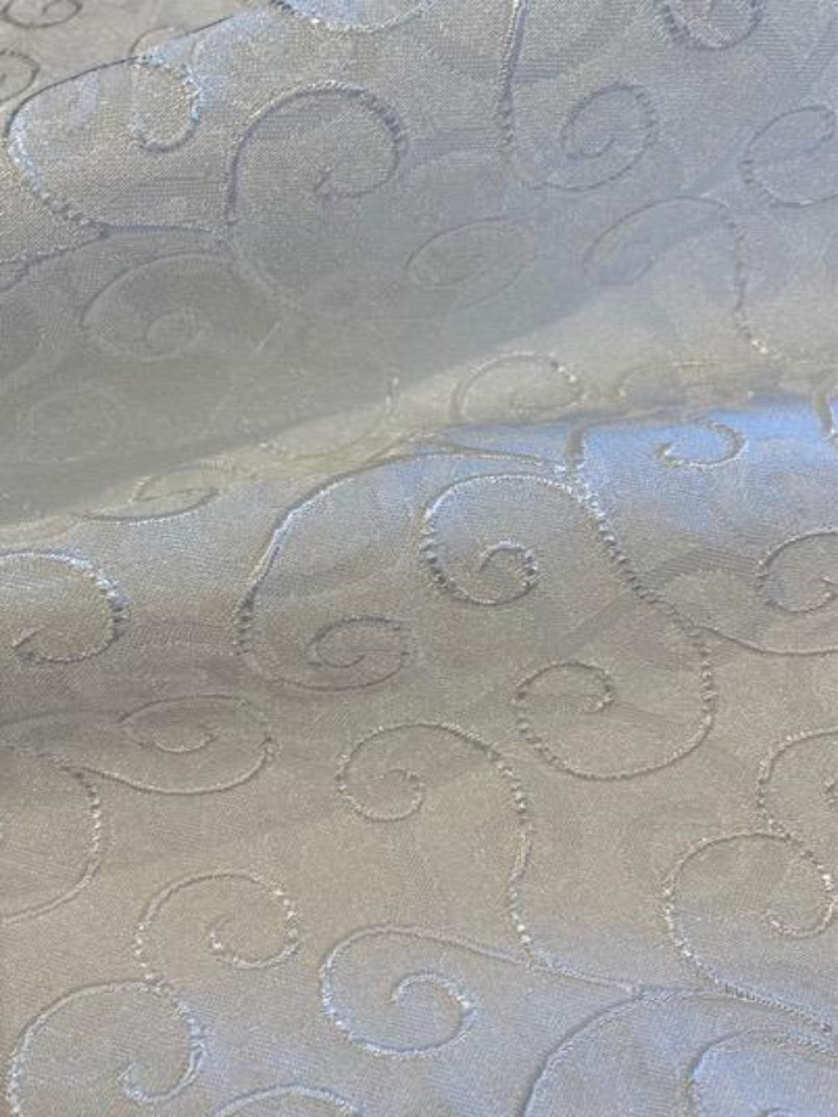 Ivory Swirl Jacquard