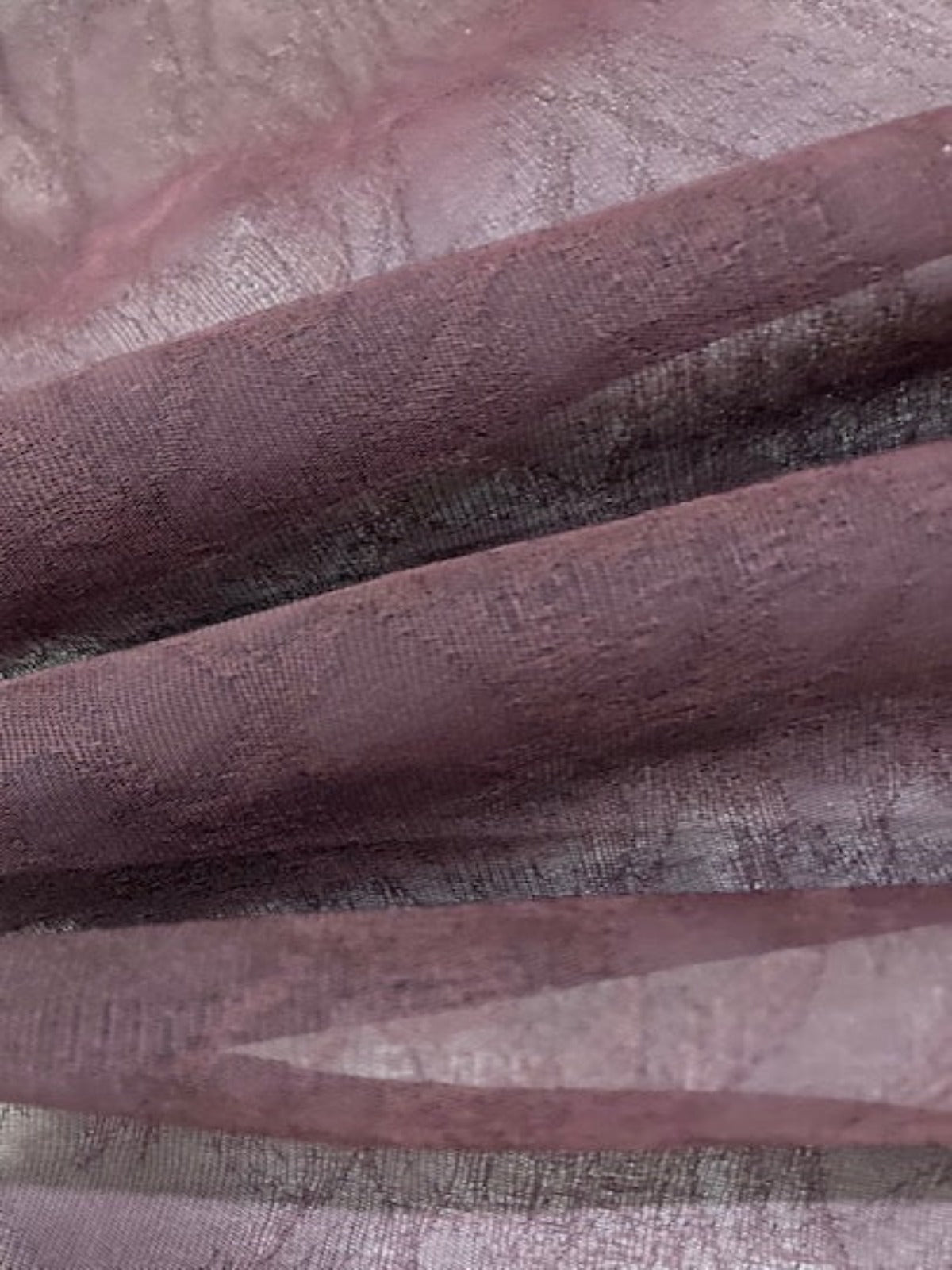 Navy on Burgundy Woven Georgette Jacquard