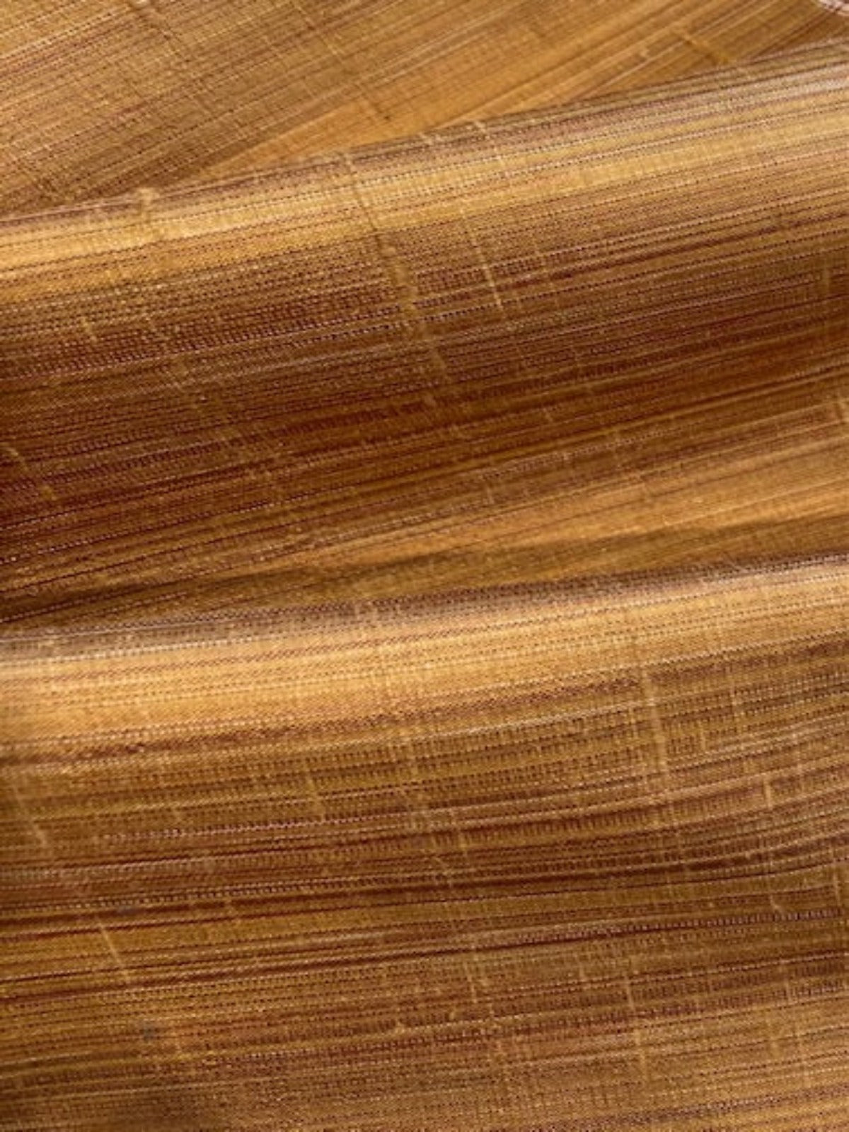 Orange/Gold Yarn Dyed Silk Dupion