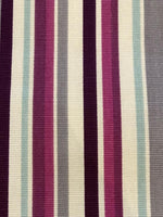 Purple / Berry Cotton Stripe