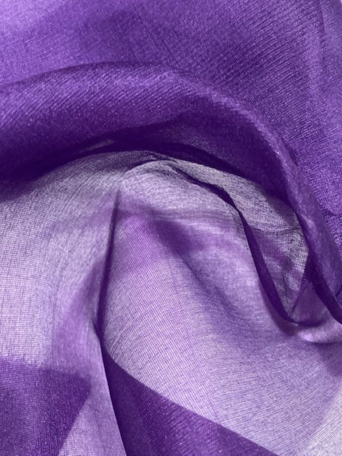 Cadburys Purple Silk Organza