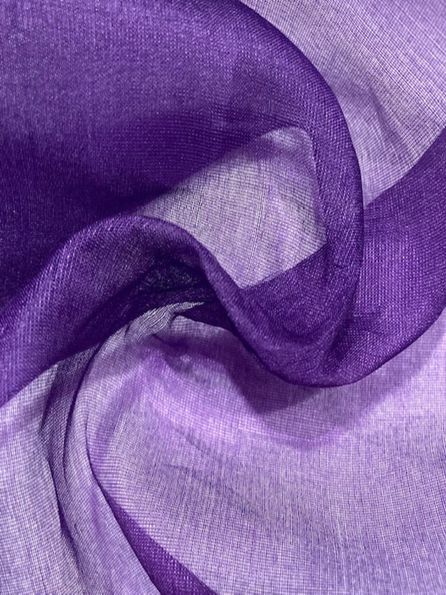 Orchid Purple Silk Organza Fabric main image 0