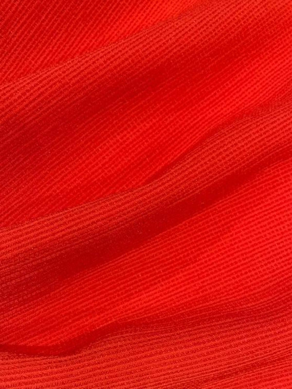 Raspberry Red Crinkle Woven with some stretch - Blouse Weight