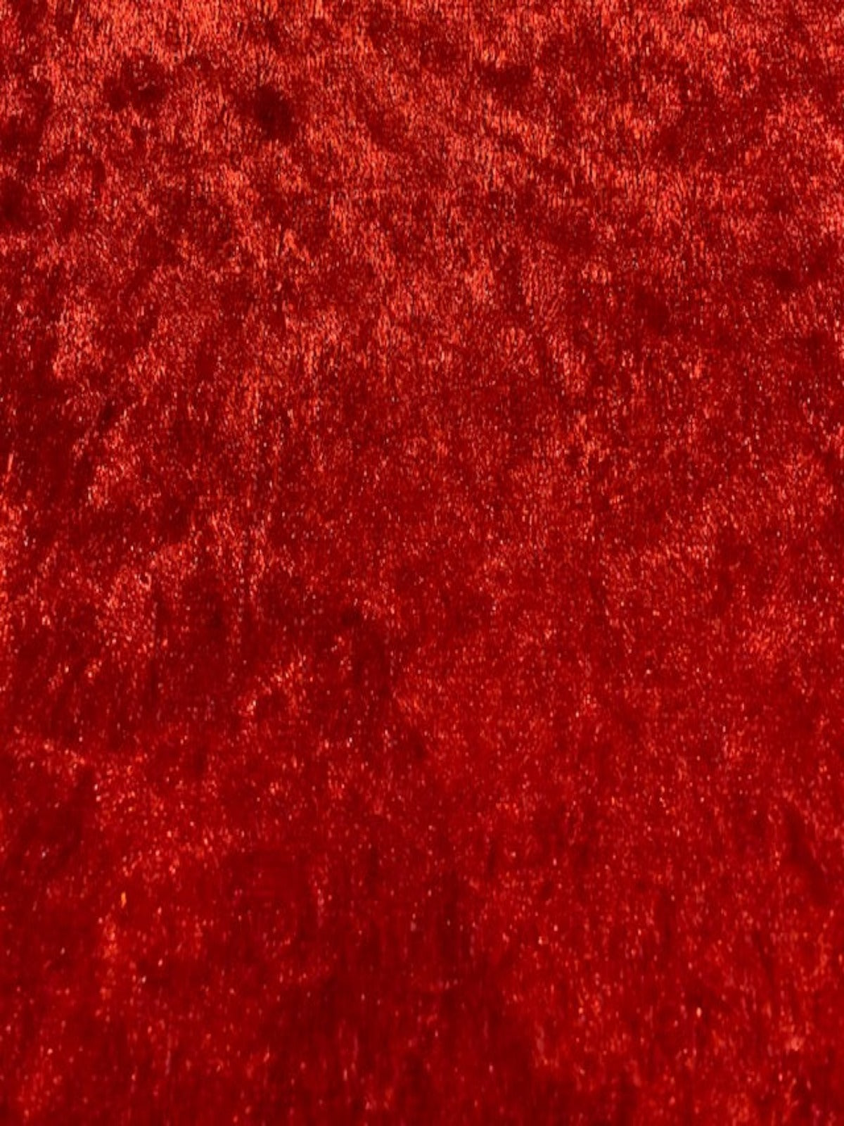 Red Crushed Velvet With Stretch
