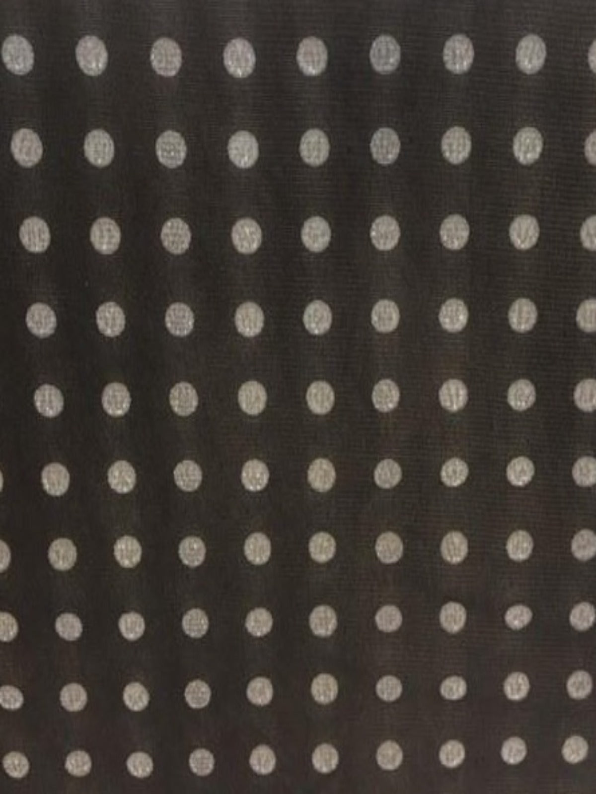 Black Mesh With Ivory Spot - Deadstock fabric on AmoThreads