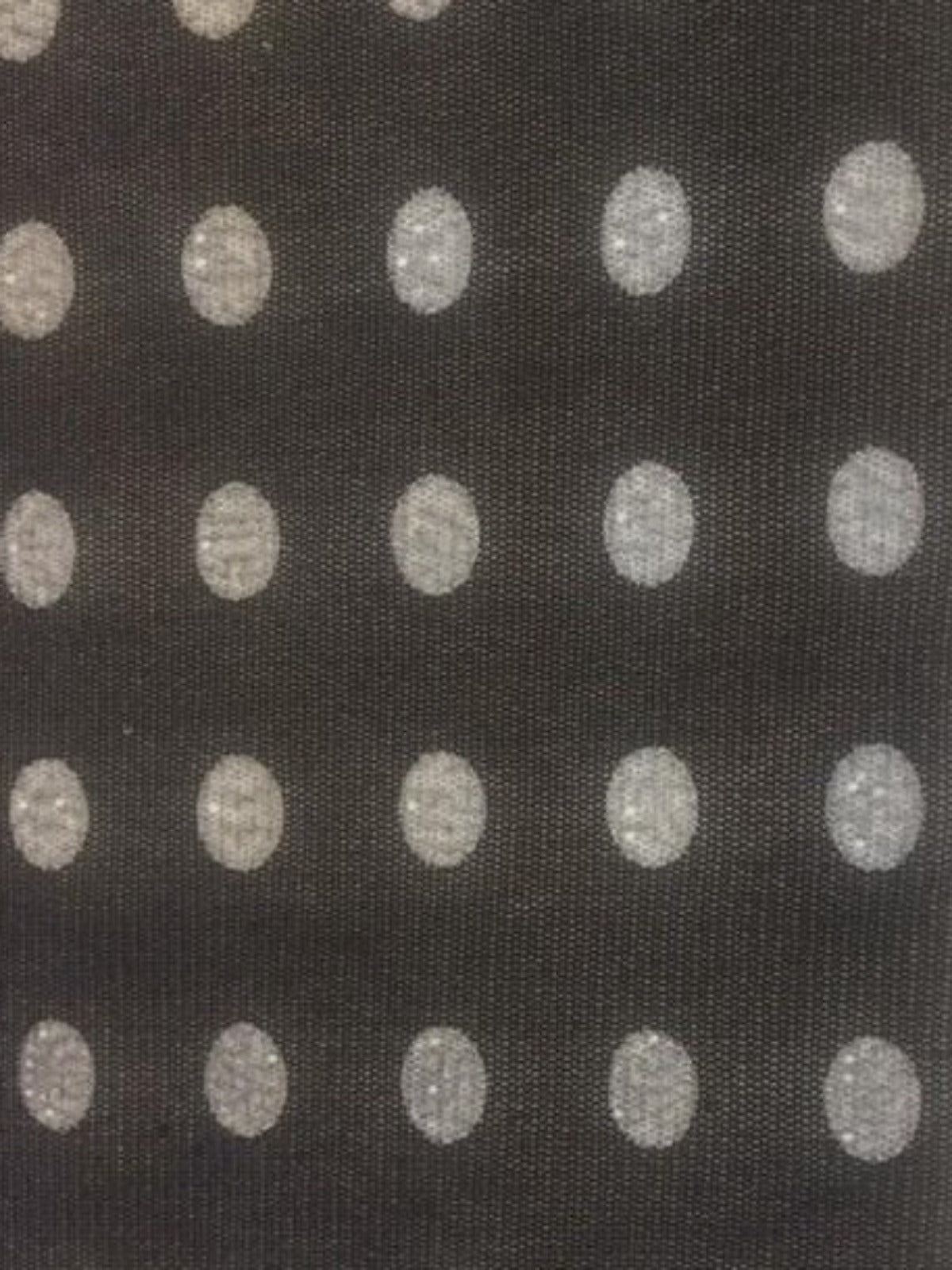 Black Mesh With Ivory Spot - Deadstock fabric on AmoThreads