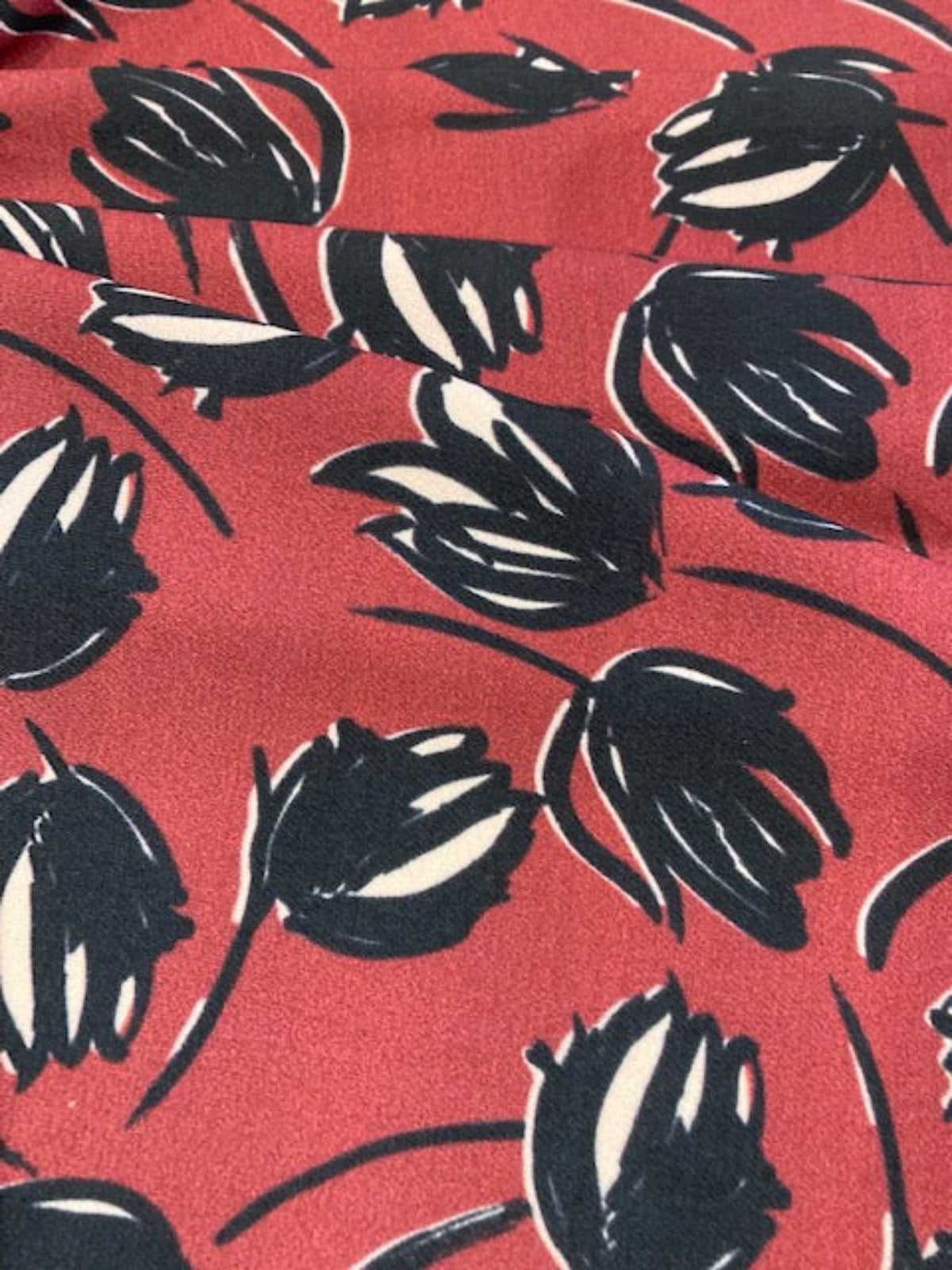 Tulips on Wine Crepe