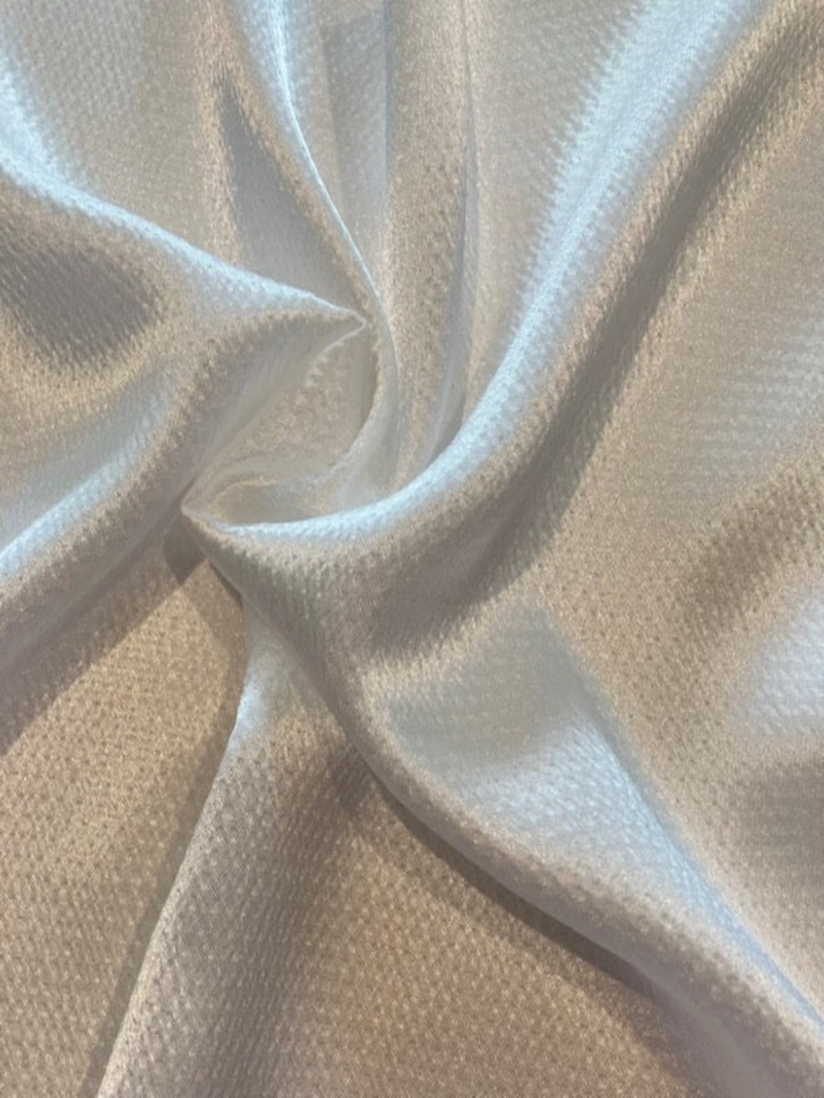 Ivory Textured Top Weight with Sheen