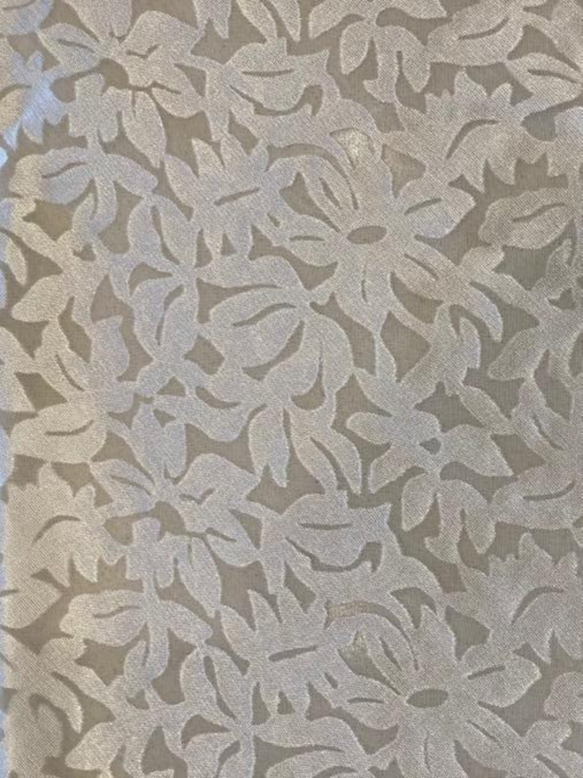 White Flower Burn Out Print