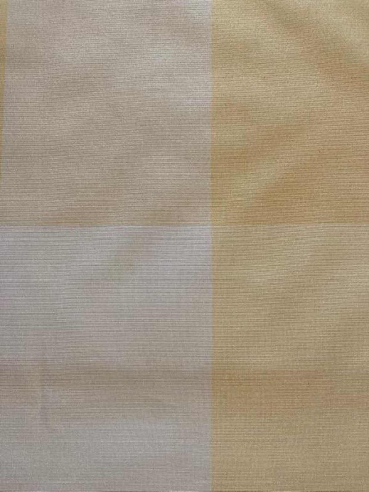 Pastel Yellow Silk Taffeta Large Check