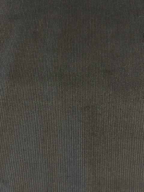 Charcoal Grey 16 Wale Pincord - 100% Cotton - 145cm