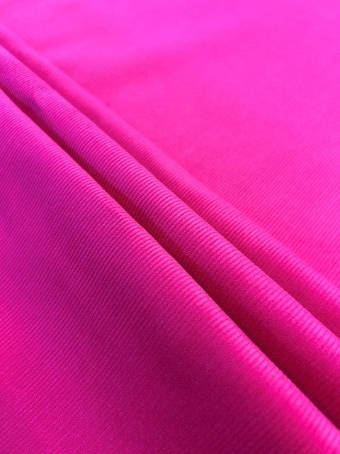 Fuchsia Pink 16 Wale Pincord - 100% Cotton - 145cm