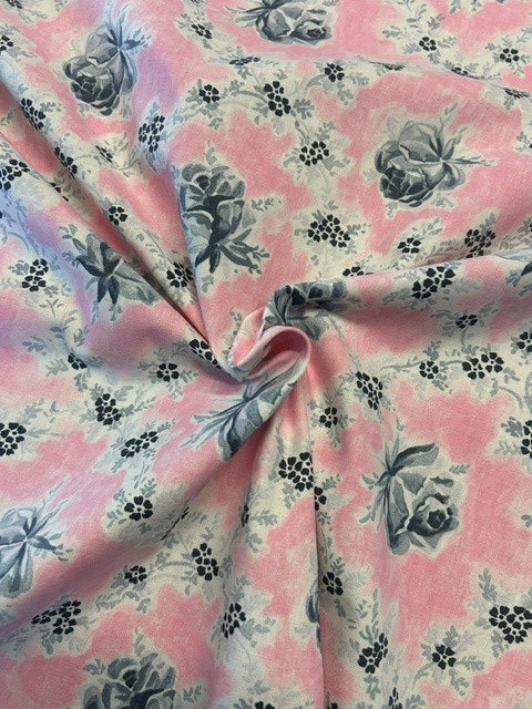 Designers Guild - Wild Rose Peony Pink - 100% Cotton - 142cm