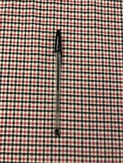 Red & Black Check Cotton Fabric – 150 cm Wide, 100% Cotton, Lightweight for Garment Making