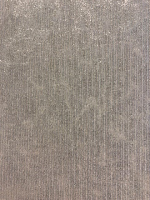 Ivory Ribbed Velour Fabric – Luxurious Soft Stretch for Autumn/Winter Garments