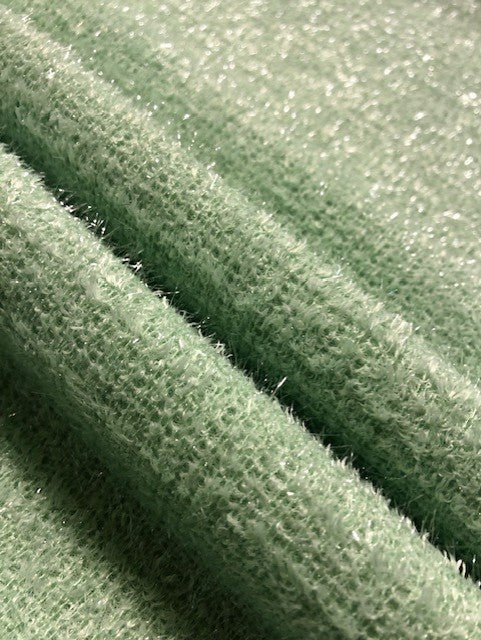 Soft Mint Bouclé Knit – Cosy Texture & Modern Pastel Style