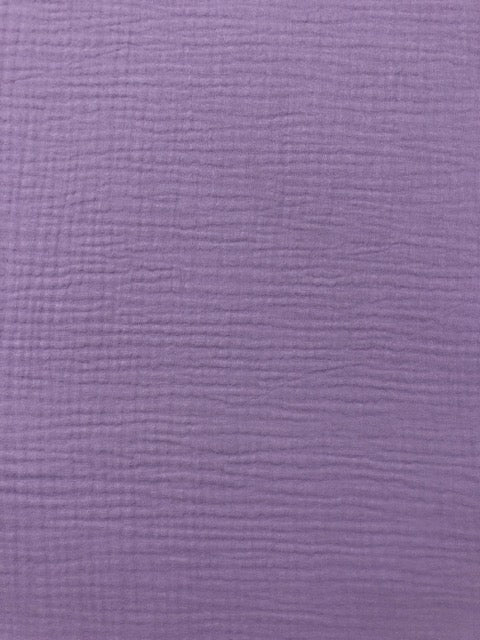 Dusky Lilac 100% Cotton Seersucker Fabric – 134 cm