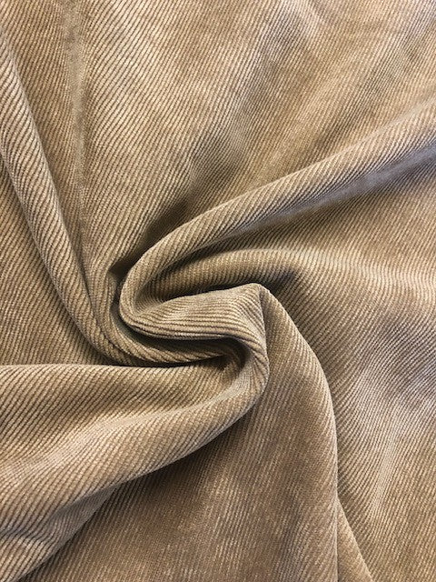 Taupe Stretch Corduroy – Soft, Stylish & Perfect for Modern Garments