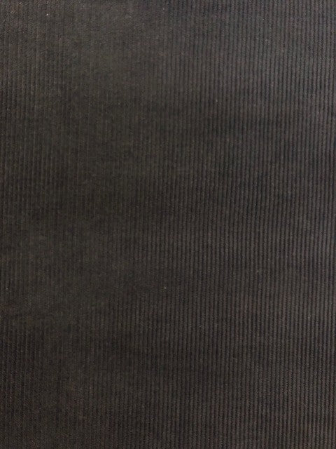 Black 100% Cotton Corduroy – Classic, Durable & Perfect for Stylish Garments
