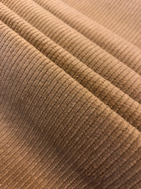 Tan 100% Cotton Corduroy – 152 cm Wide Soft Dress & Craft Fabric