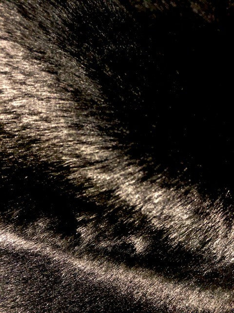 Black Lux Faux Fur – 155cm Wide